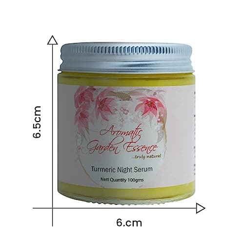 Aromatic Garden Essence Age Turmeric Night Serum For Glowing Skin | Overnight Repair Serum | Helps To Reduce Anti Aging Signs | Fine Lines & Wrinkle |All Skin Type | 100G 4