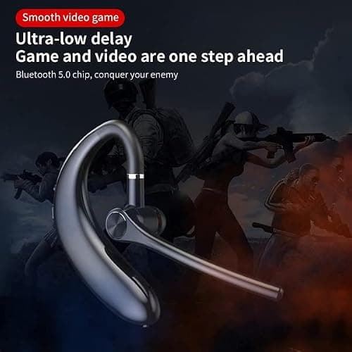 Lapras 𝐋𝐢𝐦𝐢𝐭𝐞𝐝 𝟏𝟓 𝐘𝐄𝐀𝐑𝐒 𝐖𝐀𝐑𝐑𝐀𝐍𝐓𝐘 Wireless Bluetooth Calling Headset, Professional Business Earpiece with HD Mic & Long Battery Life for Work & Travel 3