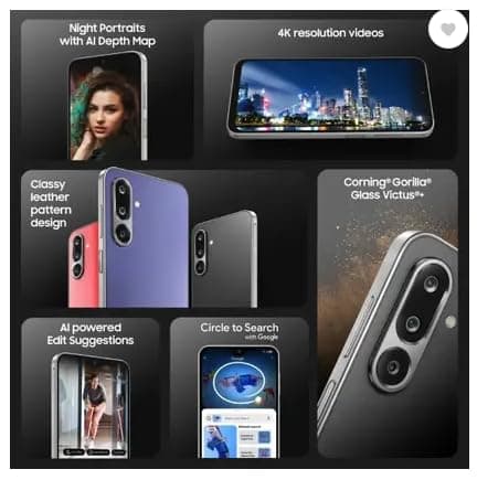 Samsung Galaxy F36 5G, Black (6GB, 128GB) 2