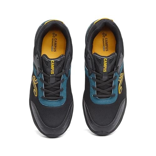 Campus Men's FEROX Black/Pacific Running Shoes - 8UK/India 1 Pair 4