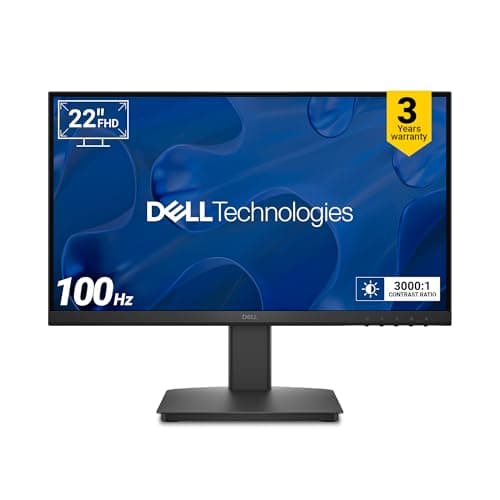 Dell SE2225HM 21.5"/54.6cm FHD, 100Hz Refresh, VA Panel, 5ms Response, Tilt Adjust, 3000:1 Contrast, 250 cd/m2, Ports: HDMI, DP 1.2, VGA, TÜV Rheinland 3-Star Eye Comfort, Ultra-Thin bezels Monitor 4