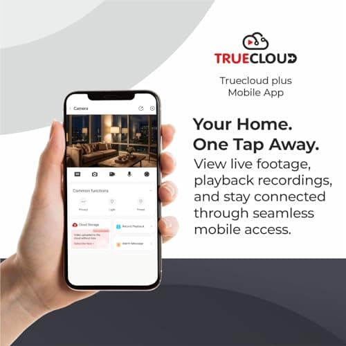 Trueview 3MP Wi-Fi ATC Robot Camera | BIS-ER (STQC Certified) WiFi CCTV Camera | All Time Color Night Vision | Pan Tilt | Smart Tracking | 2-Way Audio | Memory Card & Cloud | T18296S 2026 New Edition 3