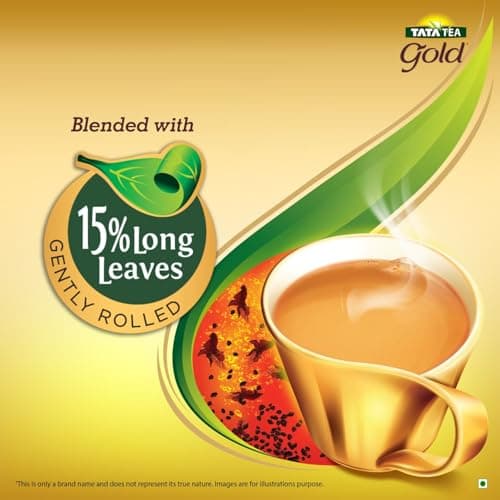 Tata Tea Gold 500 gram, Premium Assam teas with Gently Rolled Aromatic Long Leaves, Rich & Aromatic Chai, Black Tea 3