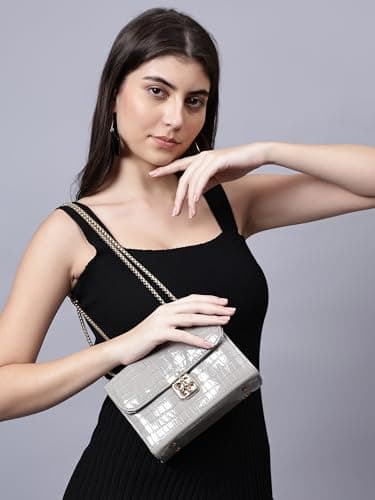 Pramadda Pure Luxury Stylish Gift combo set for women Sling Bag with Earrings | Rakhi Raksha Bandhan Gift For Sister | Birthday Gift For Girls | Festival Diwali Christmas Gift Items. 2