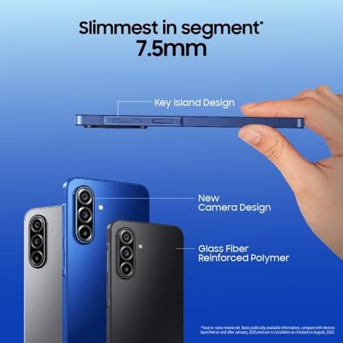 Samsung Galaxy A17 5G (Gray, 6GB RAM, 128GB Storage) | 50 MP No Shake Camera | Gemini Live | Circle to Search | Super AMOLED | Corning Gorilla Glass Victus | 7.5mm Sleek | AI 3