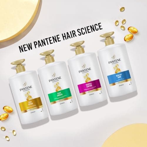 Pantene Hair Fall Control Shampoo for Weak, Dry and Frizzy Hair, With Pro V + Vitamin B, 1 Ltr 5