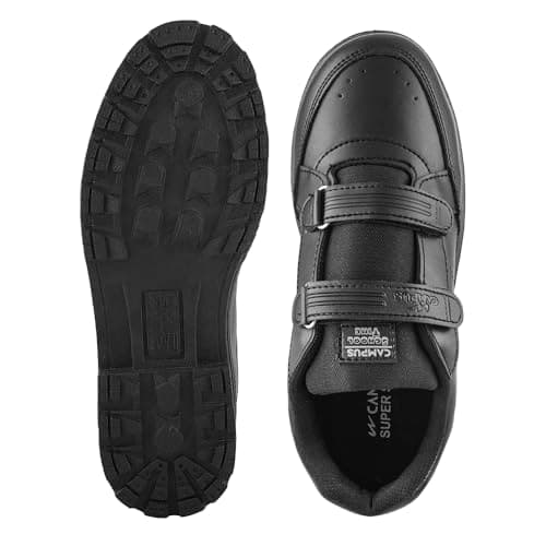 Campus Child CS-64VB BLK School Shoes - 3UK/India 1 Pair 5