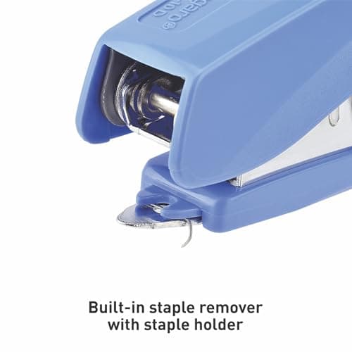 Kangaro Desk Essentials HD-10D & 10/1M Staples Combo | Standard Stapler with Quick Loading Mechanism | Sturdy & Durable for Long Time Use | Color May Vary, Pack of 1 3