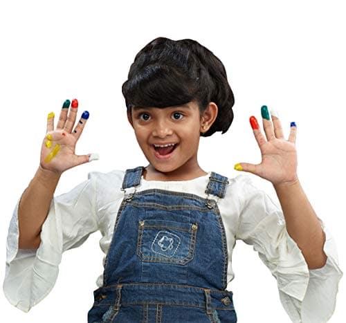 Handycrafts Funskool Finger Painting Kit, DIY Kit, Art and Craft Set for Kids, Learning, Fun & Engaging Activity for Childrens, Multicolour, Gift Set for Kids, Age 5+ Years 5