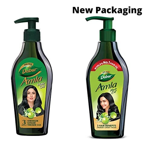 Dabur Amla Hair Oil - 550 ml | For Strong, Long and Thick hair | Nourishes Scalp | Controls Hair Fall, Strengthens Hair & Promotes Hair Growth (Pack of 2) 2