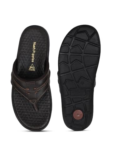 Hush Puppies Men's CHARLES THONG E Brown Sandal's - 10 UK (8744907) 2