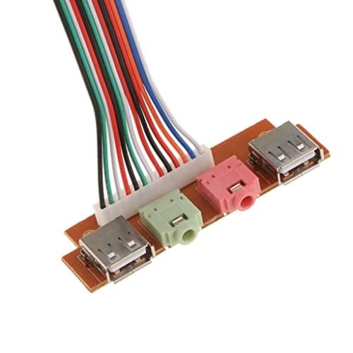 Club Bollywood®PC Computer Case Front Panel USB Audio Port Mic Earphone Cable 7.3CM|Computers/Tablets & Networking | Computer Components & Parts |1x USB Audio Port Mic Earphone Cable 5