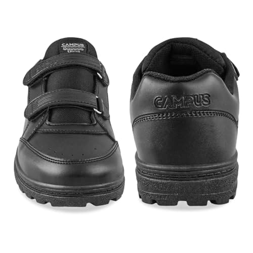 Campus Child CS-64VB BLK School Shoes - 3UK/India 1 Pair 3