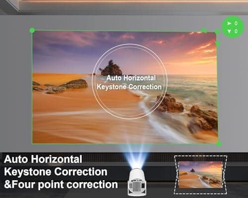 Cubonic Free Style Pro Projector for Home 4K & 1080p Support, 270° Rotatable Projector 4000 Lumens Android 11 WiFi Bluetooth YouTube PrimeVideo Hotstar Netflix Apps, 720p Native, 150" Max Display 4