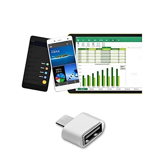 SYGA 2 Pcs USB 3.0 Type-C to USB OTG Adapter Cable Charger for Phone Charging for Data Transmission - White 5
