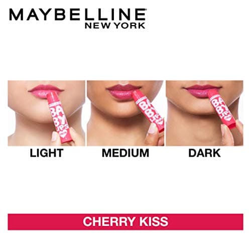 Maybelline New York Lip Balm, With SPF, Moisturises and Protects from the Sun, Pink Lolita & Baby Lips Cherry Kiss, Baby Lips, Pink Lolita, Cherry Kiss, 4g (Pack of 2) 4