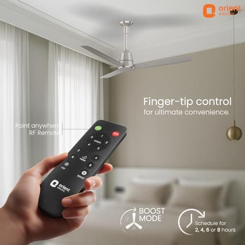 Orient Electric Newly Launched 1200 mm Proton BLDC | BLDC energy saving ceiling fan with Remote |BEE 5-star rated | Saves up to 50% on electricity bills | 3 year warranty by Orient | Cream Latte 4