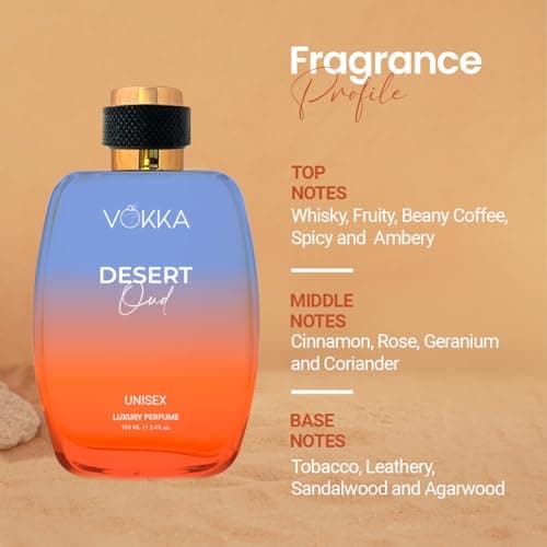 VOKKA Thai Aqua & Desert Oud 2x100ml | Unisex Luxury Long Lasting Perfume For Men & Women | Eau De Parfum | EDP Fragrance for Gift | Travel&Skin Friendly | Notes: Aqua, Patchouli,Spicy Agarwood Ambery 4