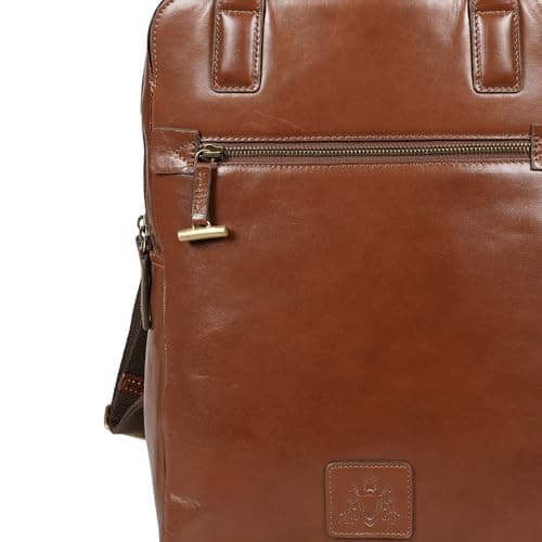 Hidesign Genuine Leather Men's Backpack - Tan 4