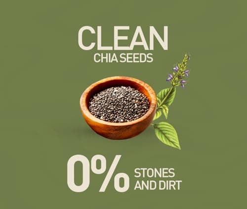 Nourish Organics Chia Seeds 500g | 100% Certified Organic | Seeds for Weight Management & Healthy Digestion | High in Omega-3, Fiber & Protein | Rich in Calcium & Antioxidants | Gluten-Free, Vegan Sup 5