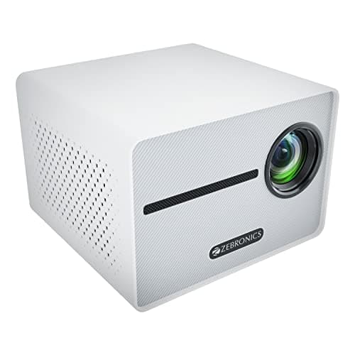 Zebronics PIXAPLAY 20 LED Projector with FHD 1080p, HDMI, USBx2, Aux Out, Bluetooth v5.1, Upto 431 cm Screen Size, Built-in-Speaker, 3000 Lumens and a Compact Design 2