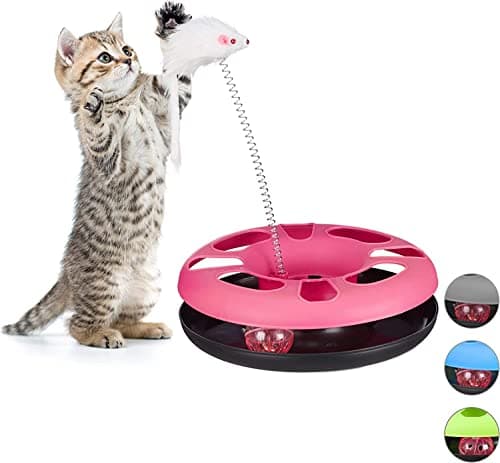 The Pets Company Catch The Mouse & Ball Cat Toy, Interactive, Training, Activity Toy for Cats & Kittens 3