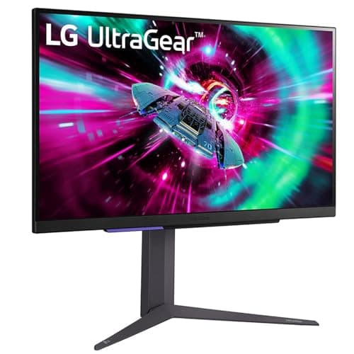 LG 27GR93U 68.5 cm (27 Inch) UltraGear UHD (3840x2160) IPS Gaming Monitor, 1ms, 144Hz, HDR10, DCI-P3 95% (Typ.), NVIDIA G-SYNC, AMD FreeSync Premium, HDMI X 2, DP, HP Out, Tilt/Height/Pivot, Black 3