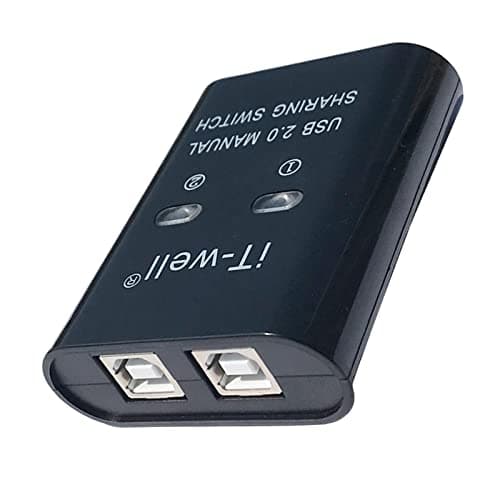 CLUB BOLLYWOOD®3xPortable 2 in 1 Out Splitter USB Printer Sharing Device Hub Plug and Play|Computers/Tablets & Networking | Computer Cables & Connectors |1 Piece USB Printer Sharing Converter(3 Pack) 5