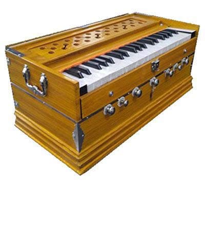HS Internet Store 7 Stopper 3 1/4 Octive,Double Bellow,39 Keys Harmonium Indian musical Instruments