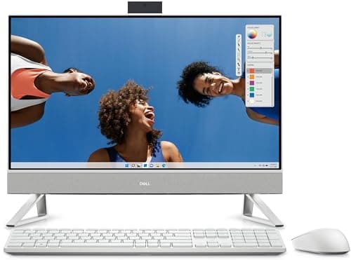 Dell AIO Inspiron 5430 Core 3-100U, 8 GB, 512GB SSD Intel® Graphics, 23.8" FHD AG Infinity Narrow Border Non-Touch Win 11 + Office H&S 2021 Pearl White Cover