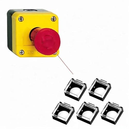 BNF® 5 Pieces Push Button Guard for 16mm Switch Padlock Lid Lock Protector A|Computers/Tablets & Networking | Computer Components & Parts |Case Parts & Accessories|5X Push on Guard 2