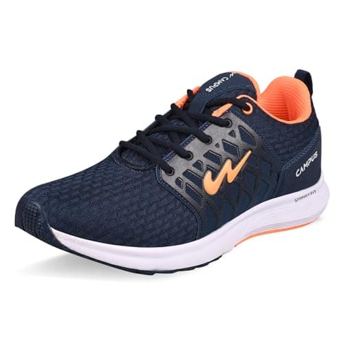 Campus mens Rodeo Pro BLU/ORG Running Shoe - 8 UK (RODEO PRO)