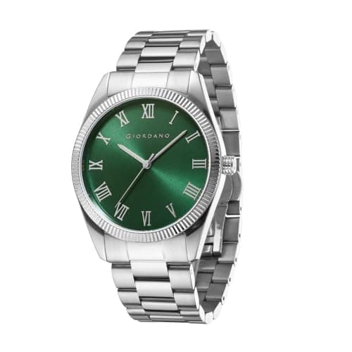 Giordano Classic Formal Analog Watch for Men with Stainless Steel Strap and Roman Numeric Indices -GZ-50112