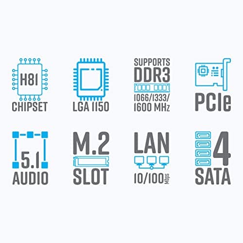 Cyntexia Computer Desktop PC Core I7-4770 (08GB RAM / 256GB SSD/HDMI/VGA/Ethernet/HD Graphics 4600 / USB 3.0 / Win 11) Basic Software Installed 6
