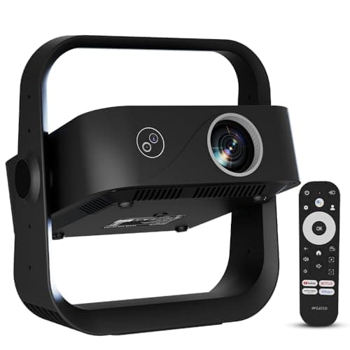 Wzatco Yuva Go Ultra, Google TV Official, Native 1080P Projector, 13000 Lumens, Fully Automatic, Sealed Engine, ARC, Chromecast, Home Cinema, Black