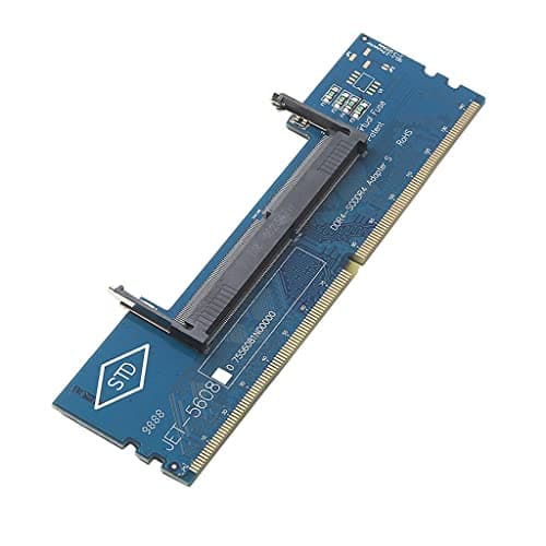 UJEAVETTE Laptop DDR4 RAM to Desktop Adapter Card Memory Tester DIMM to DDR4 Converter