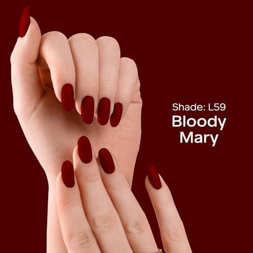 FACES CANADA Ultime Pro Splash Luxe Nail Enamel - Bloody Mary (L59), 12ml | Glossy Finish | Quick Drying | Long Lasting | High Shine | Chip Defiant | Even-Finish | Vegan | Non-Toxic | Ethanol-Free 4