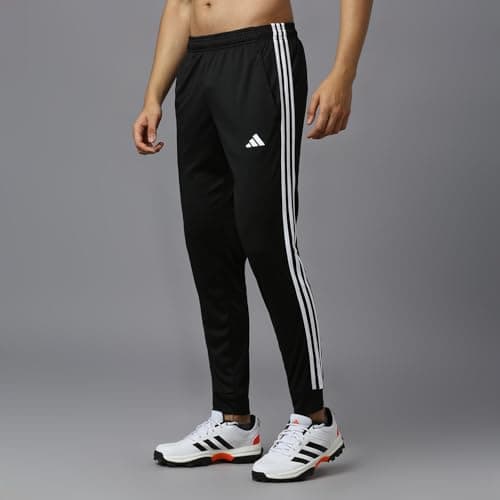 adidas Men’s Pants – Lightweight, Comfortable Activewear Bottoms for Running, Training, Gym, Fitness, Outdoor Sports & Casual Wear Breathable Trouser for All Season Black 2