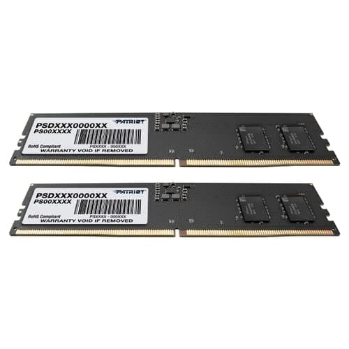 Patriot Memory Signature DDR5 RAM 16GB (2X8GB) 5600MHz CL46 UDIMM Desktop Memory Kit PSD532G5600K 2