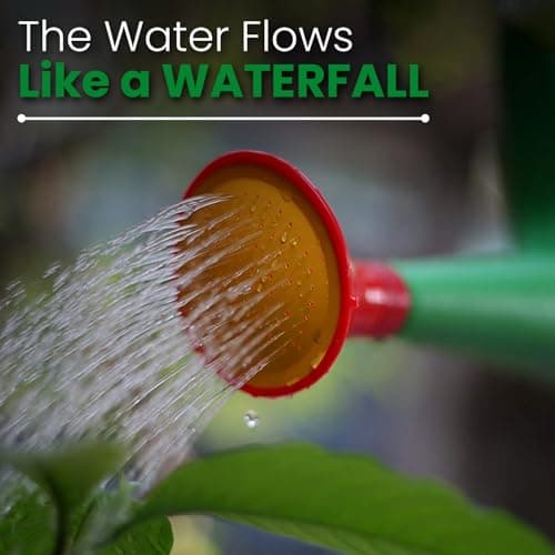 Klassic Watering Can (5L) | Plastic Green Water Can with Sprayer for Plants/Garden | Indoor Outdoor Watering Shower Can | Sprinkler for Plants | Watering Hand Bottles for Garden | Water Spray Can 5