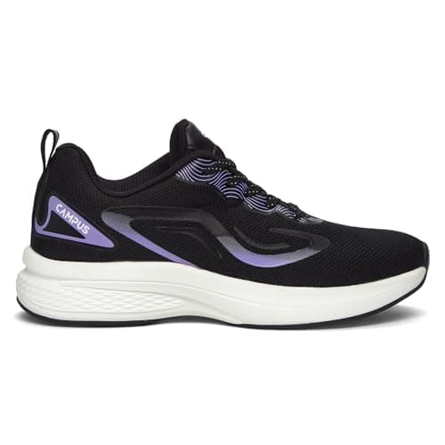 Campus Women's Siren Running Shoes BLK/Purple - 5UK/India 2