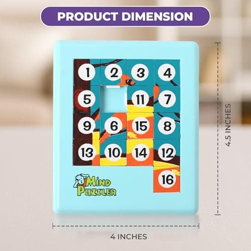 Toyztrend Mind Puzzler Numbers for Kids to Develop Their Brain and Mind with The Help of Educational Numbers - Multicolor 6