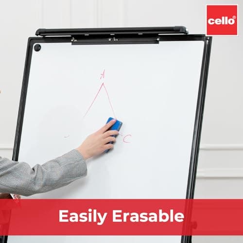 Cello Whitemate Whiteboard BoldMarkers | Set of 6 | Assorted Ink Colours | Whiteboard Marker with Easily Erasable Ink | Refillable Whiteboard Markers Markers 5