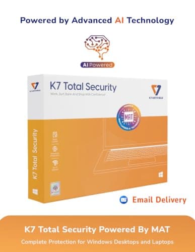 K7 Security K7 Total Security - 1 PC, 1 Year (Activation Key Card / Voucher)