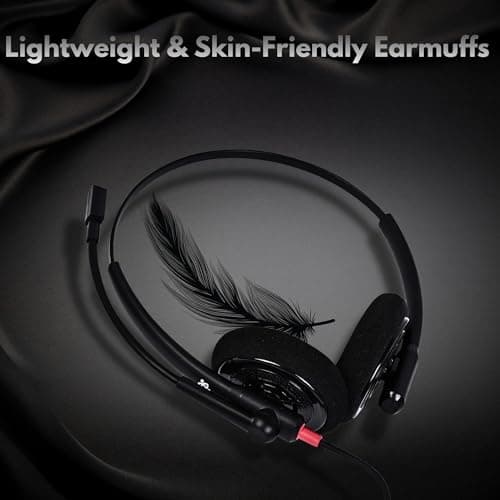 Metaind Wired USB Headphone META_MT500 with Noise-Cancelling Mic | Perfect for Teams, Zoom & Call Center Use | Comfortable & Durable Headset for PC & Laptop 2