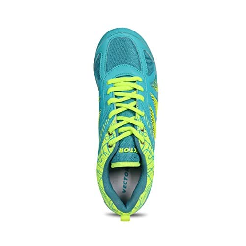 Vector X Bolted High-Performance Outdoor Running/Athletic Track and Field Shoes with Removeable Spike|Durable Sports Footwear Shoe for Adult, Men Women & Boys Kids (Seagreen, Size-5) 5