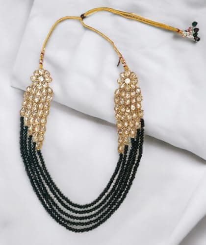 SareeSwarg Alloy Fashion Jewellery Necklace Set with Earing for Women Girls 3