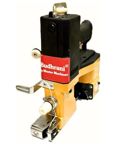 Budhrani® by MASTER MACHINES Heavy Duty Portable Lightweight Electronic Bag Closing Machine Metal Body, Bag Closer, Electric Portable Bag Sealing Machine Weight - 3 Kg MM-48 3
