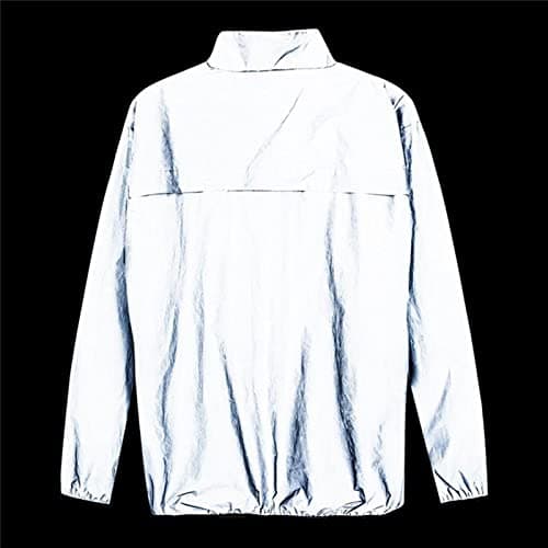 BNF®Men Reflective Jacket Cycling Windbreaker Travel Sport Coat Rain Coats XXL|Sporting Goods|Cycling|Cycling Clothing |Package Includes:1 Piece Reflective Jacket 4
