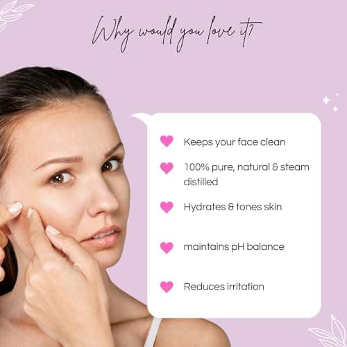 Kashmir Valley Harvest Kashmiri Rosewater (Toner) - 400ml | Facial Tonic Mist | Hydrating Daily Toner | For Glowing Skin | Hydrates Plumps & Minimizes Open Pores | Suitable for All Skin Types | Chemic 3